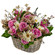 floral arrangement in a basket. Antalya