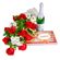 Specially For Her. This wonderful set of an elegant bouquet of roses and chrysanthemums with assorted greens along with a box of chocolates and a bottle of sparkling wine is a perfect way to pass your greetings or &#39;I love you&#39; message.. Antalya